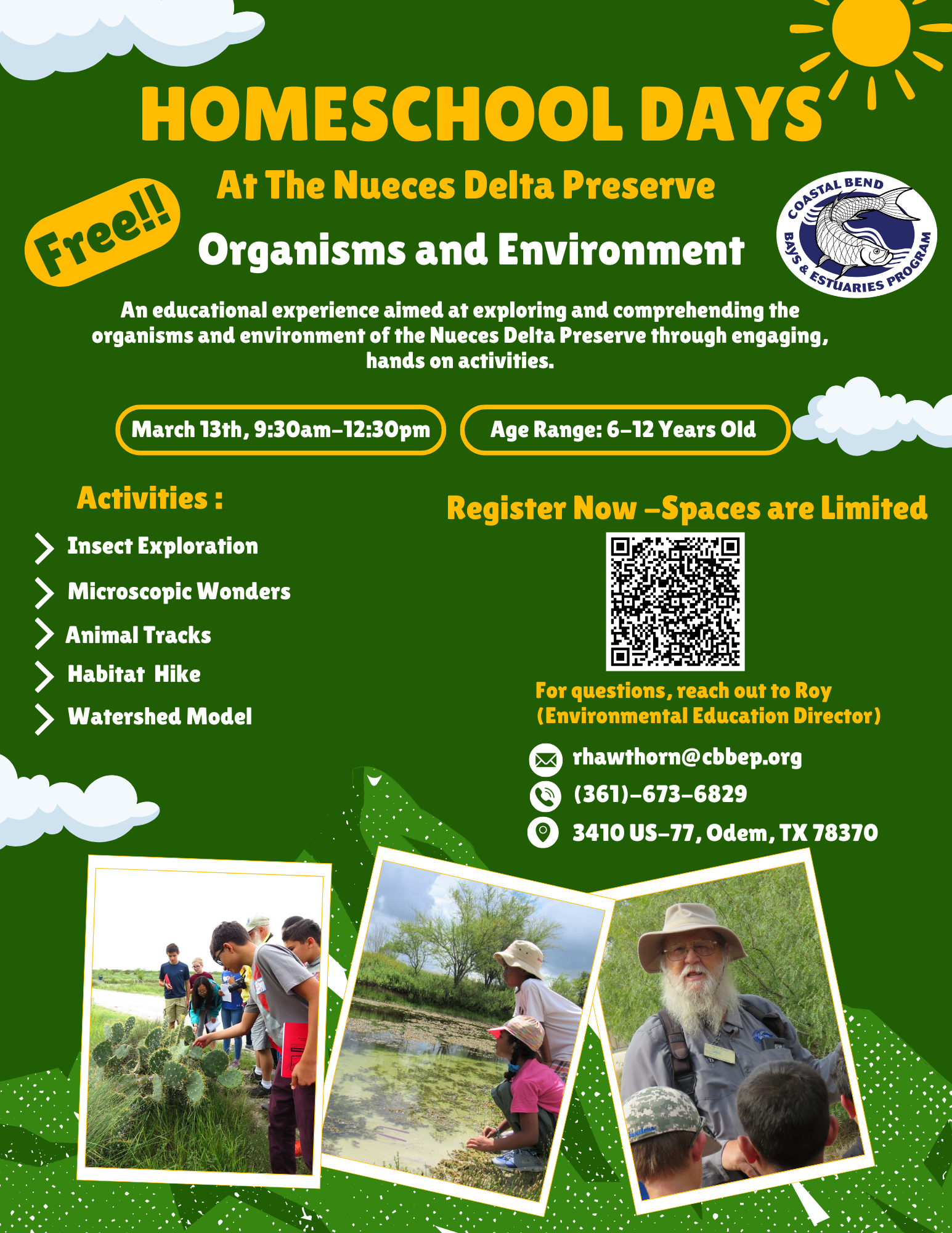  Homeschool March  Th   Flyer